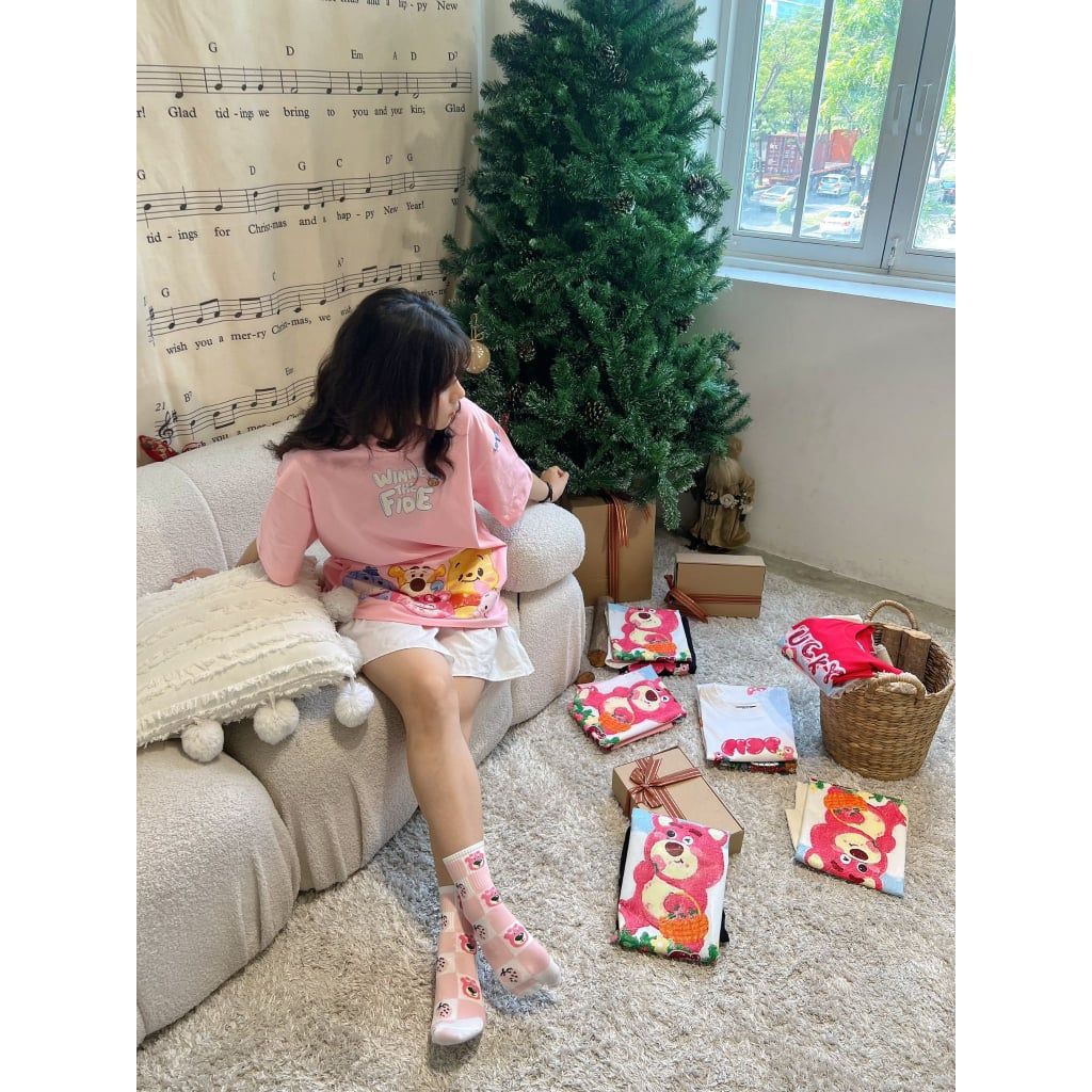 Áo thun FIDE phông trơn nam nữ cổ tròn FIDE GẤU LOTSO 13