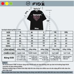 Áo thun unisex FIDE phông trơn nam nữ cổ tròn FIDE TRÁI TIM