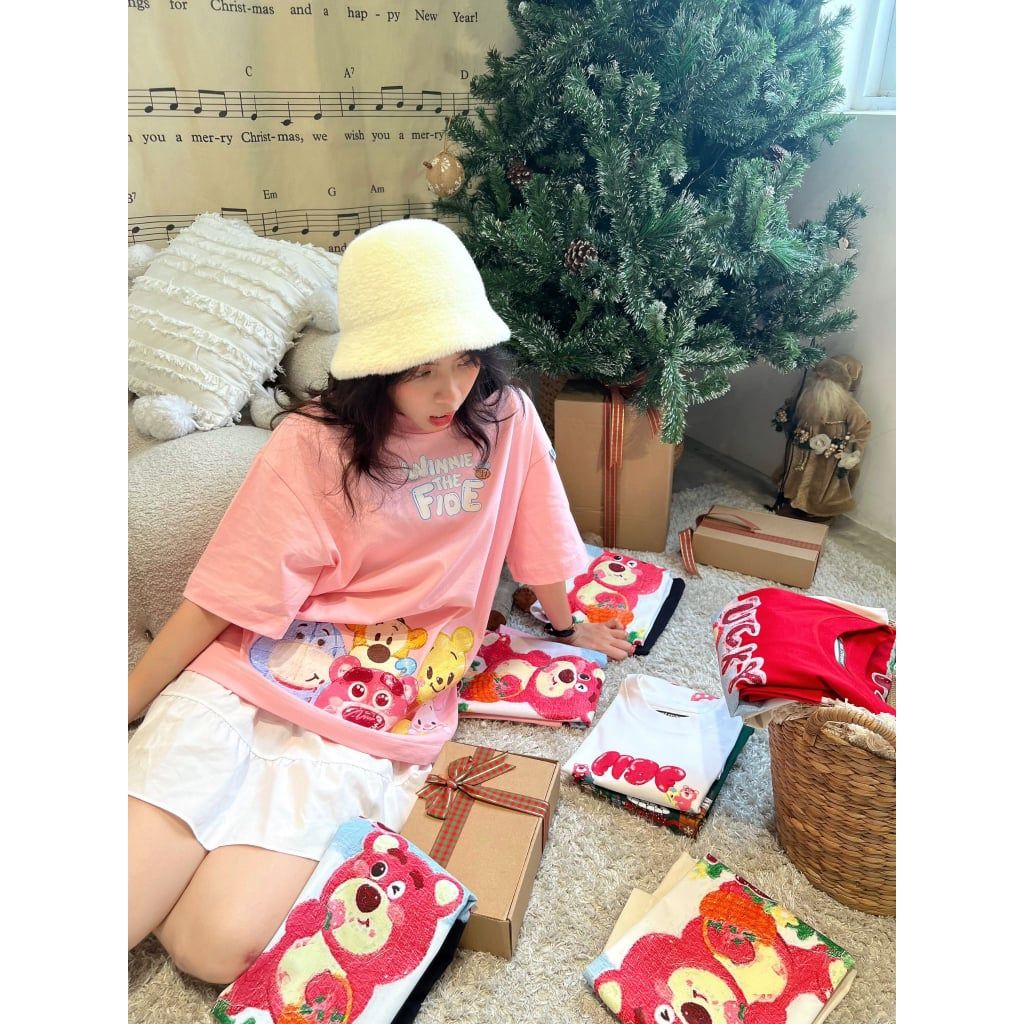 Áo thun FIDE phông trơn nam nữ cổ tròn FIDE GẤU LOTSO 13