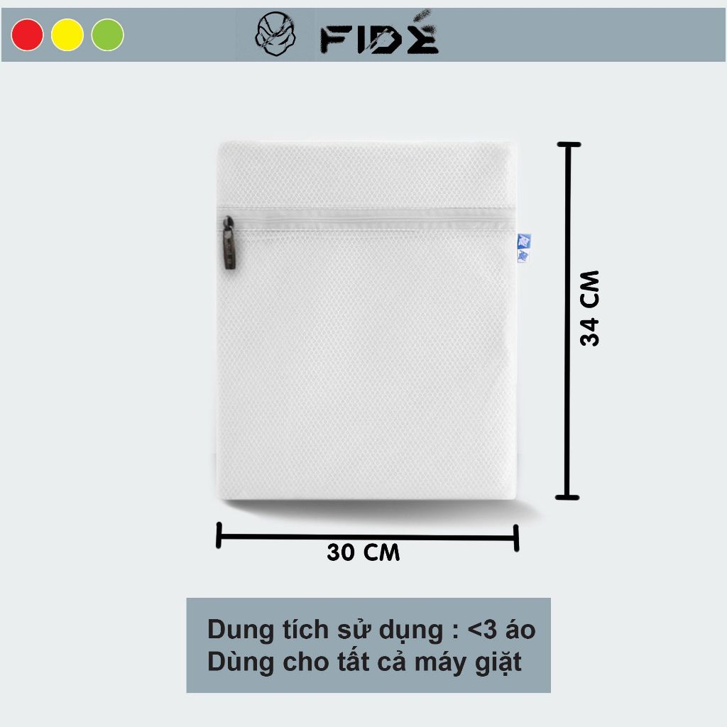 TÚI GIẶT FIDE - TRỢ THỦ ĐẮC LỰC BẢO VỆ TỐI ƯU SẢN PHẨM ( Giặt máy )