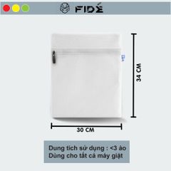 TÚI GIẶT FIDE - TRỢ THỦ ĐẮC LỰC BẢO VỆ TỐI ƯU SẢN PHẨM ( Giặt máy )