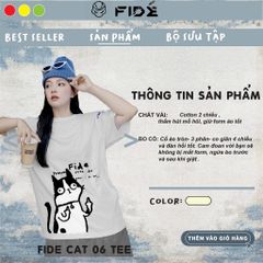 Áo thun FIDE phông trơn nam nữ cổ tròn FIDE CAT 06