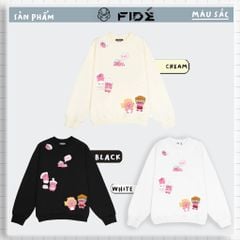 Áo Sweater FIDE LOOPY unisex nam nữ SWT Cotton form rộng -SW07