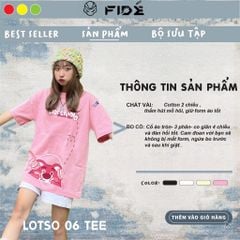 Áo thun FIDE phông trơn nam nữ cổ tròn FIDE GẤU LOTSO 06