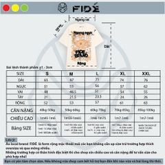 Áo thun FIDE TEEDY phông cotton unisex nam nữ form rộng cổ tròn ulzzang áo đính gấu - AT33 (TẶNG KÈM GẤU)