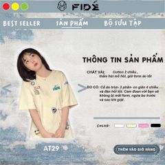 Áo thun FIDE SHARK BABYB unisex form rộng cổ tròn SHARK - AT29
