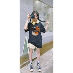 Áo thun FIDE Cừu Shaun phông trơn nam nữ cổ tròn unisex SHAUN 05