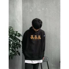 ÁO HOODIE FIDE GẤU COTTON NAM NỮ - HD05