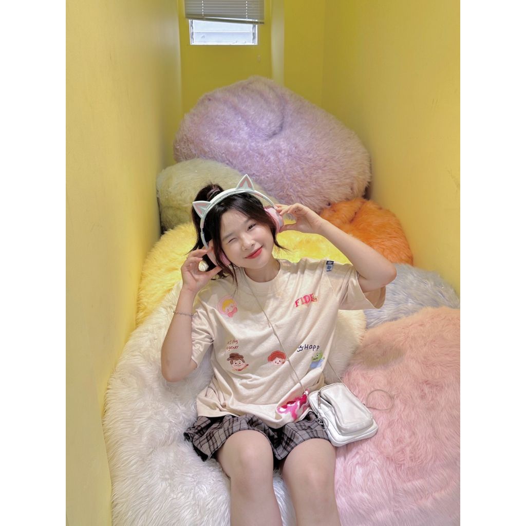 Áo thun FIDE phông trơn nam nữ cổ tròn FIDE GẤU LOTSO 22