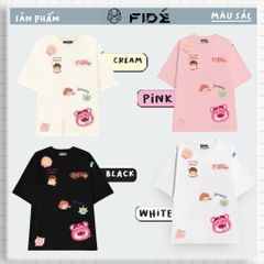 Áo thun FIDE phông trơn nam nữ cổ tròn FIDE GẤU LOTSO 22