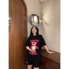 Áo thun GẤU DÂU FIDE phông trơn nam nữ cổ tròn LOTSO 01