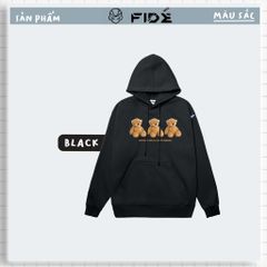 ÁO HOODIE FIDE GẤU COTTON NAM NỮ - HD05