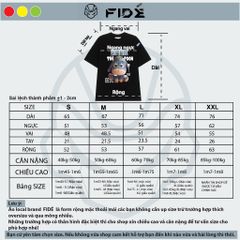 Áo thun FIDE unisex form rộng cổ tròn NGỰA - AT46