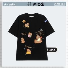 Áo thun FIDE CAPYBARA unisex form rộng cổ tròn CAPYBARA - AT61