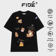 Áo thun FIDE CAPYBARA unisex form rộng cổ tròn CAPYBARA - AT61