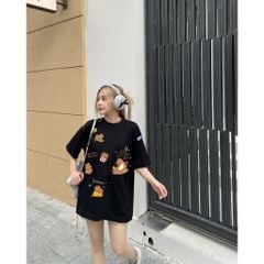 Áo thun FIDE CAPYBARA unisex form rộng cổ tròn CAPYBARA - AT61