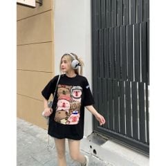Áo thun FIDE CAPYBARA unisex form rộng cổ tròn CAPYBARA - AT62 Cotton