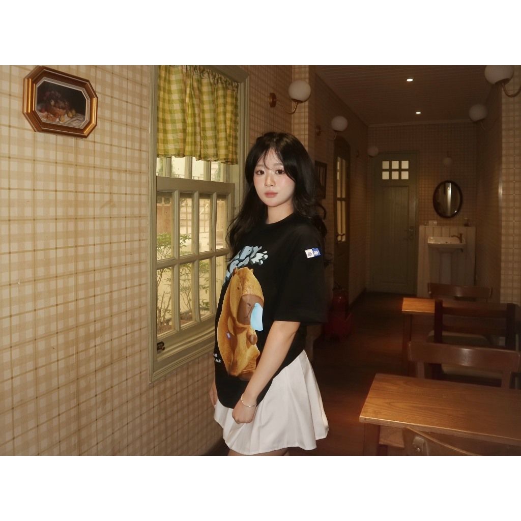 Áo thun FIDE CAPYBARA unisex form rộng cổ tròn CAPYBARA - AT57 Cotton