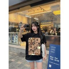 Áo thun FIDE CAPYBARA phông unisex form rộng local brand nam nữ cổ tròn oversize - AT63
