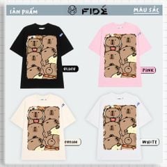 Áo thun FIDE CAPYBARA phông unisex form rộng local brand nam nữ cổ tròn oversize - AT63