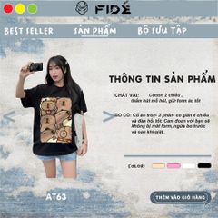 Áo thun FIDE CAPYBARA phông unisex form rộng local brand nam nữ cổ tròn oversize - AT63