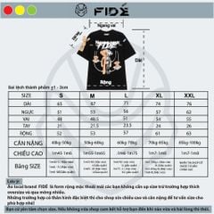 Áo thun FIDE TEDDY phông unisex form rộng local brand nam nữ cổ tròn oversize Đínhgấu AT65(TẶNG KÈM GẤU)