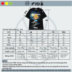 Áo thun FIDE LABUBU phông unisex form rộng local brand nam nữ cổ tròn oversize - AT77