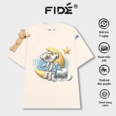 Áo thun FIDE TEDDY phông unisex form rộng local brand nam nữ cổ tròn oversize - AT78 (TẶNG KÈM GẤU)