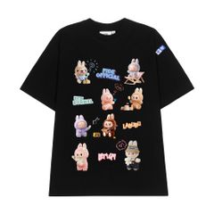 Áo thun FIDE LABUBU phông unisex form rộng local brand nam nữ cổ tròn oversize - AT81