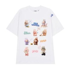 Áo thun FIDE LABUBU phông unisex form rộng local brand nam nữ cổ tròn oversize - AT81