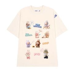 Áo thun FIDE LABUBU phông unisex form rộng local brand nam nữ cổ tròn oversize - AT81