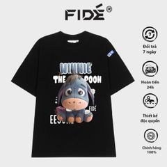 Áo thun FIDE unisex form rộng cổ tròn NGỰA - AT46