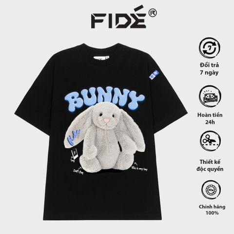 Áo thun FIDE BUNNY unisex form rộng cổ tròn BUNNY - AT34