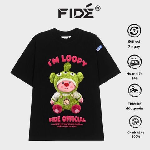 Áo thun FIDE LOOPY Hải Ly unisex form rộng cổ tròn LOOPY - AT16