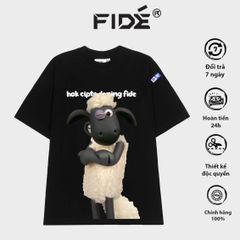 Áo thun FIDE Cừu shaun phông unisex nam nữ form rộng cổ tròn ulzzang SHAUN 17