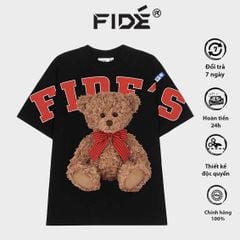 Áo thun FIDE GẤU phông trơn nam nữ cổ tròn FIDE GẤU AT36