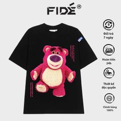 Áo thun FIDE phông trơn nam nữ cổ tròn FIDE GẤU LOTSO 02
