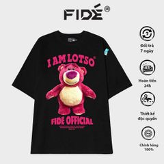 Áo thun GẤU DÂU FIDE phông trơn nam nữ cổ tròn LOTSO 01