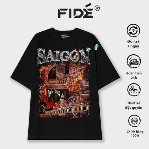 Áo thun FIDE phông trơn nam nữ cổ tròn FIDE SÀI GÒN SS5