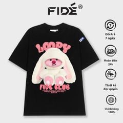 Áo thun FIDE LOOPY Hải Ly unisex form rộng cổ tròn LOOPY - AT14