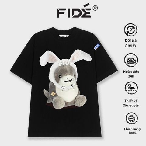 Áo thun FIDE shark unisex form rộng cổ tròn SHARK CUTE - AT12