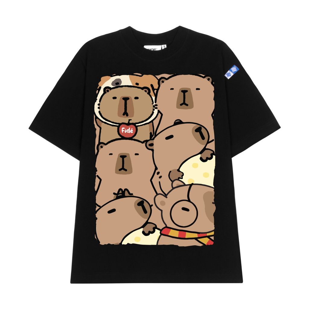 Áo thun FIDE CAPYBARA phông unisex form rộng local brand nam nữ cổ tròn oversize - AT63