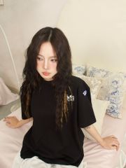 Áo thun FIDE TEEDY phông cotton unisex nam nữ form rộng cổ tròn áo đính gấu - AT71 (TẶNG KÈM GẤU)