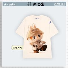 Áo thun FIDE LABUBU phông unisex form rộng local brand nam nữ cổ tròn oversize-AT83