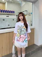 Áo thun FIDE Bunny phông unisex form rộng local brand nam nữ cổ tròn oversize - AT86