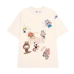 Áo thun FIDE LABUBU phông unisex form rộng local brand nam nữ cổ tròn oversize - AT87