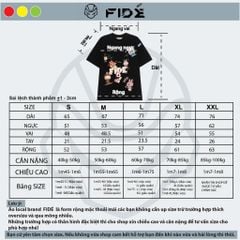 Áo thun FIDE LABUBU phông unisex form rộng local brand nam nữ cổ tròn oversize - AT87