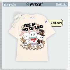 Áo thun FIDE TEDDY phông unisex form rộng local brand nam nữ cổ tròn oversize Đínhgấu AT90(TẶNG GẤU)