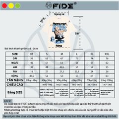 Áo thun FIDE LABUBU phông unisex form rộng local brand nam nữ cổ tròn oversize - AT97