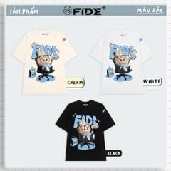 Áo thun FIDE LABUBU phông unisex form rộng local brand nam nữ cổ tròn oversize - AT97